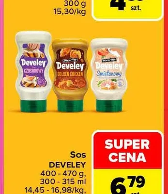 Sos Golden Chicken Develey promocja w Carrefour
