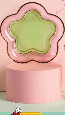 Szklany talerzyk 19x13 cm promocja w Biedronka