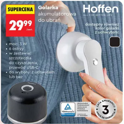 Golarka akumulatorowa do ubrań promocja w Biedronka