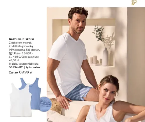 Koszulki damskie Tchibo 2-pak promocja w Tchibo