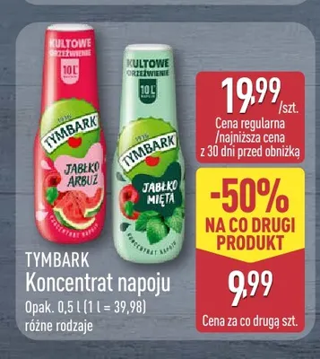 Koncentrat napoju Tymbark promocja w Aldi