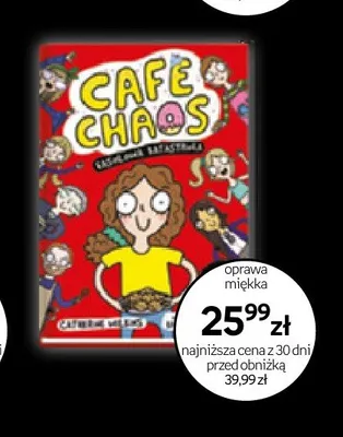 Książka Cafe Chaos promocja w Empik