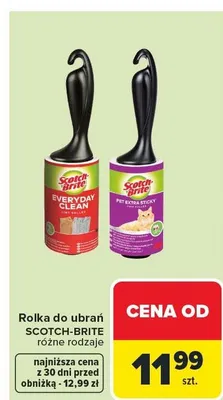 Rolka do ubrań SCOTCH-BRITE różne rodzaje promocja w Carrefour