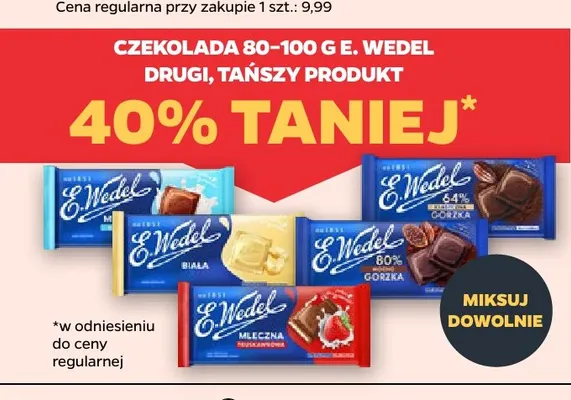 Czekolada gorzka 80% promocja w Netto