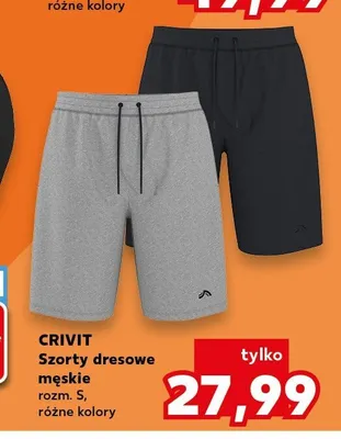 Szorty dresowe męskie CRIVIT promocja w Kaufland