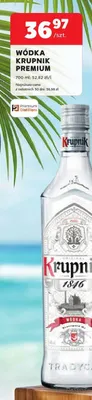 Wódka Krupnik Premium promocja w Stokrotka