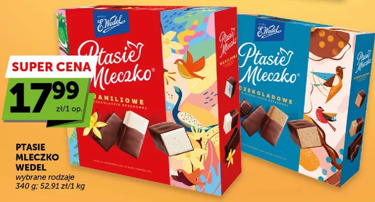 Ptasie mleczko wybrane rodzaje promocja w ABC