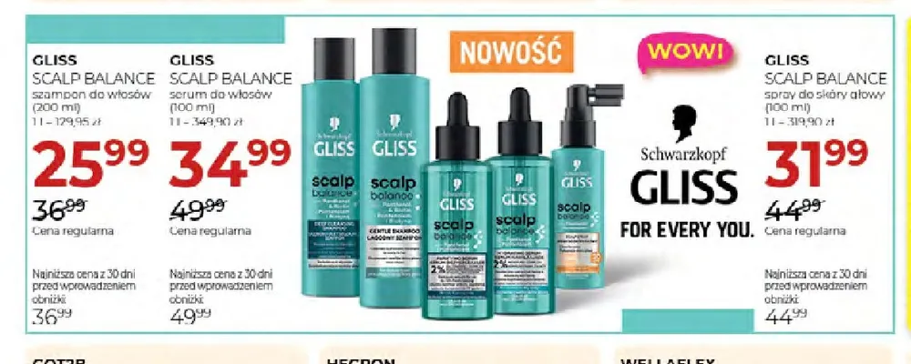 Serum do włosów Gliss Scalp Balance promocja w Drogerie Jawa