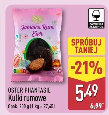 Kulki rumowe promocja w Aldi