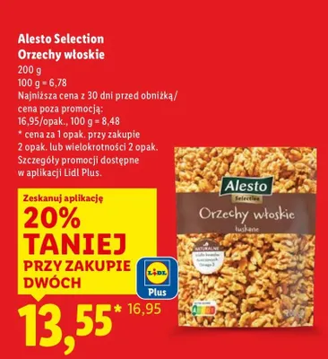 Orzechy włoskie promocja w Lidl