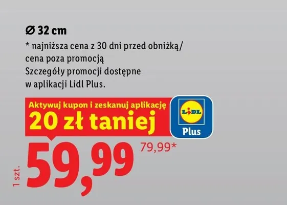 Patelnia z odlewu aluminium ze wskaźnikiem nagrzania Ø 32 cm promocja w Lidl