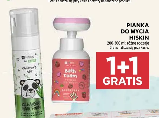 Pianka do mycia Hiskin promocja w Stokrotka