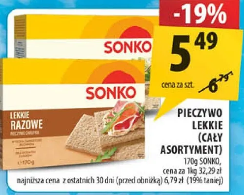 Pieczywo lekkie razowe promocja w Arhelan