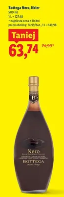 Likier Bottega Nero, likier promocja w Lidl