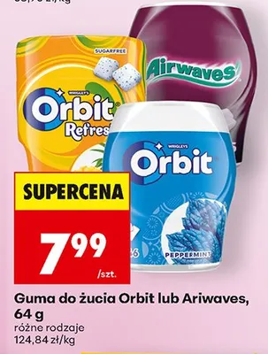 Guma do żucia Orbit promocja w Biedronka