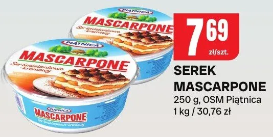 Serek Mascarpone promocja w Chorten