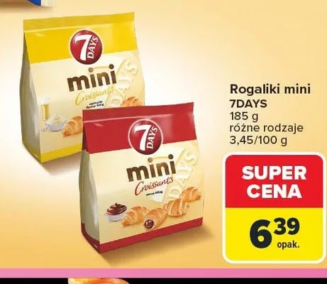 Rogaliki mini 7Days promocja w Carrefour