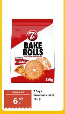 Bake Rolls Pizza 7 Days promocja w Biedronka