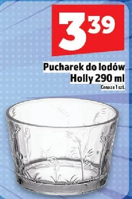 Pucharek do lodów Holly 290ml promocja w TOPAZ