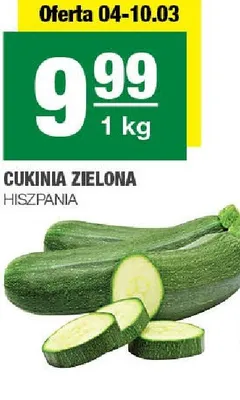 Cukinia zielona promocja w SPAR
