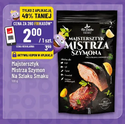 Przyprawa uniwersalna Majstersztyk Mistrza Szymona Na Szlaku Smaku promocja w POLOmarket
