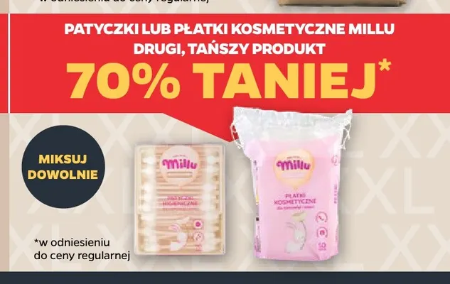 Patyczki kosmetyczne Millu promocja w Netto