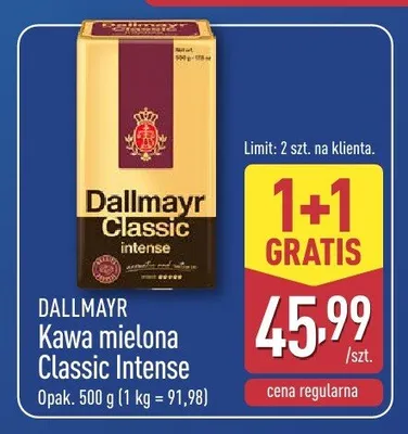 Kawa mielona Classic Intense promocja w Aldi