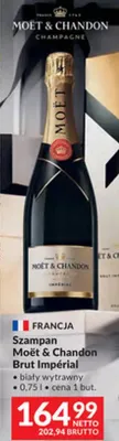 Szampan Moët & Chandon Brut Impérial biały wytrawny promocja w Makro