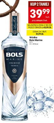 Wódka Bols Marine promocja w Delikatesy Centrum