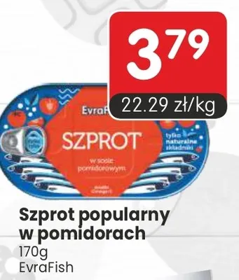 Szprot popularny w pomidorach promocja w Market Point