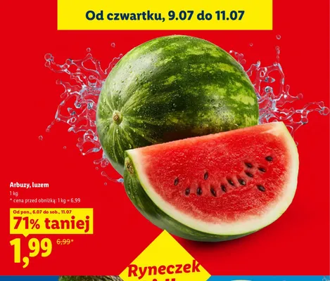 Arbuz luzem promocja w Lidl