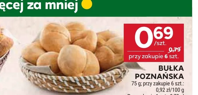 Bułka poznańska promocja w Stokrotka