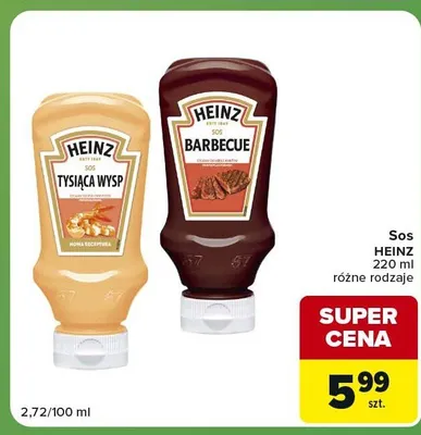 Sos Heinz Tysiąca Wysp promocja w Carrefour Express