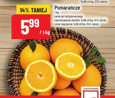 Pomarańcze promocja w POLOmarket
