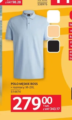 Polo męskie Boss promocja w Selgros