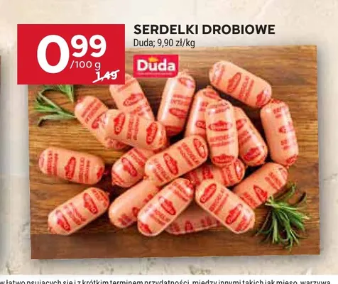 Serdelki drobiowe Duda promocja w Stokrotka