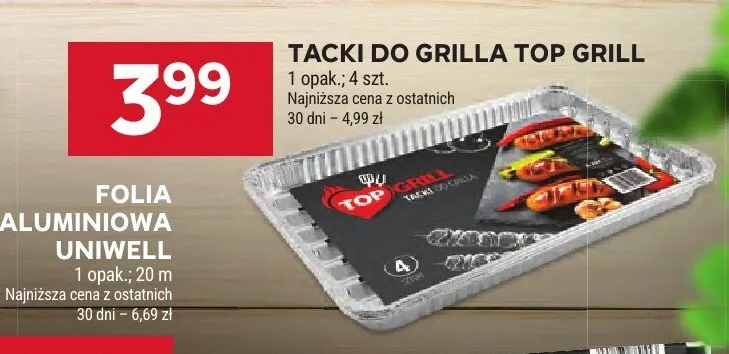 Tacki do grilla Top Grill promocja w Stokrotka