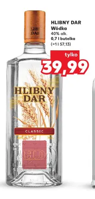 Wódka Hlibny Dar 40% promocja w Kaufland