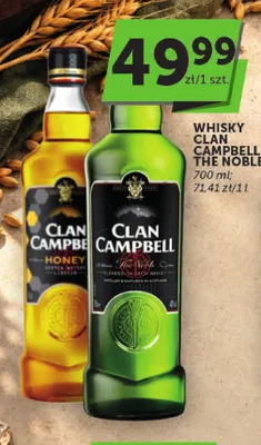 Whisky Clan Campbell Honey promocja w Groszek