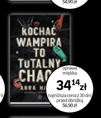 Książka Kochać wampira to totalny chaos Laura Thalassa promocja w Empik