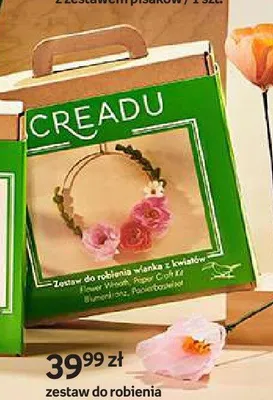 Zestaw do robienia wianka z kwiatów Creadu promocja w Empik