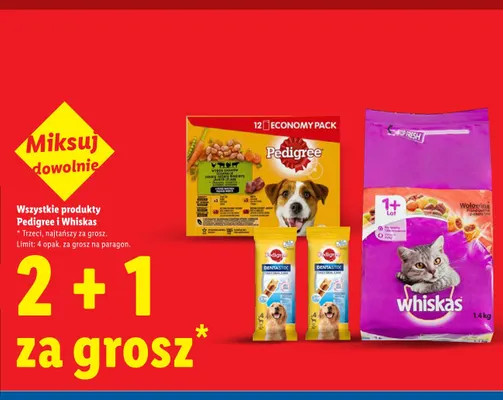 Karma dla psów Pedigree Wybór smaków 12-pak promocja w Lidl