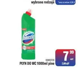 Płyn do WC Domestos promocja w Tomi Markt