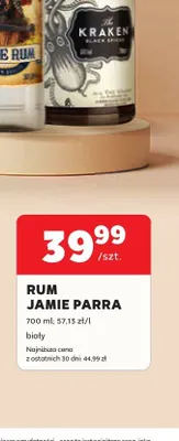 Rum Jamie Parra biały promocja w Stokrotka