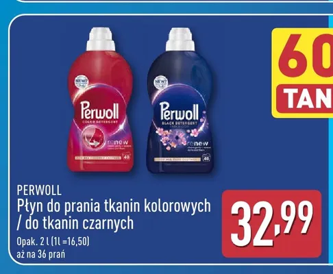 Płyn do prania tkanin kolorowych Perwoll promocja w Aldi