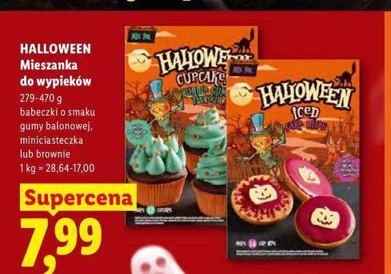 Mieszanka do wypieków brownie Halloween promocja w Lidl
