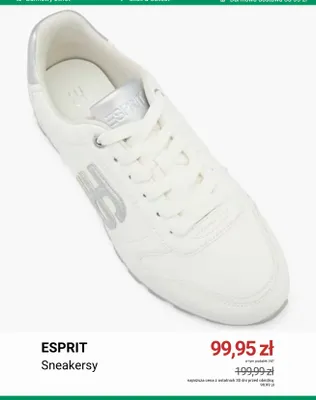 Sneakersy Esprit promocja w Deichmann
