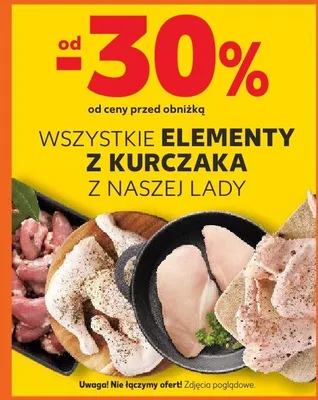 Elementy z kurczaka od -30% promocja w Kaufland