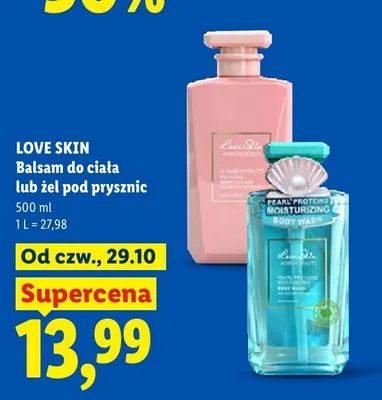 Żel pod prysznic Love Skin promocja w Lidl