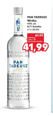 Wódka Pan Tadeusz 40% promocja w Kaufland